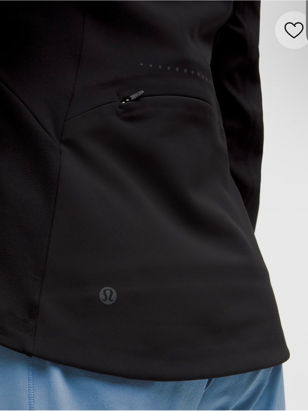 lululemon athletica “Cross Chill Performance” Black Jacket with Hood - Picture 10 of 16